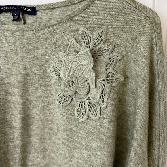 Adrienne Vittadini Embroidered Sweater - Picture 2 of 6